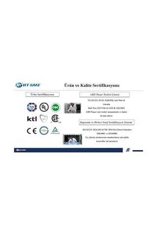 Ht-saae Ht72-166m 455wp Ekonomik Güneş Paneli