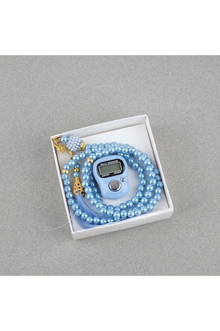 Zikirmatik Elektronik Tesbih Ve 99luk Namaz Tesbih Set 77095721