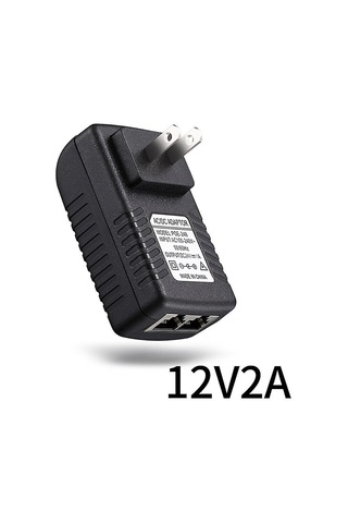 Geeksen Eu Fişli 24v 1a Poe Enjektörü, Ip Kameralar Ve Ağ Cihazları İçin Ethernet Kablosu İle Güç Ve Veri Dağıtımı