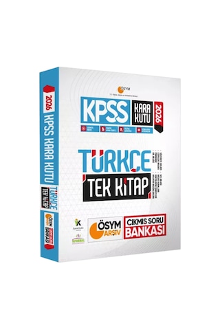 2026 Kpss Kara Kutu Gy-gk Tekli Kitap Ekonomik Set Çıkmış Soru Bankası Konu Özetli Dijital Çözümlü