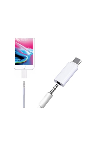 USB 3.1 Type C To 3.5 mm. AUX Kulaklık Ses Çevirici Dönüştürücü