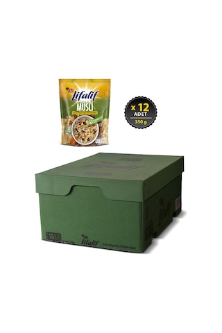 Eti Lifalif Kuru Meyveli ve Fındıklı Müsli 12 x 350 G