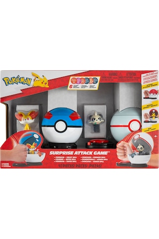Pokemon Sürpriz Atak Oyun Seti - Fennekin Ve Pancham Pkw4184