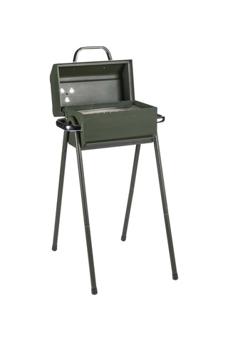 Igrıll Barbekü Cube 402 Mm Kömürlü Mangal Yeşil