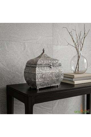 Panalı Pnl-mg127 L Black Metal Dekoratif Kutu