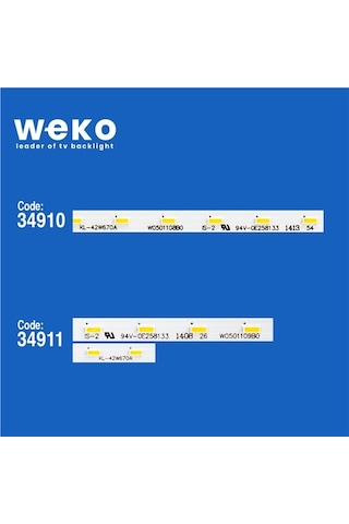 Sony Kdl-42w815b 42'' İnç 2 Adet Tv Led Bar Tvnizin İçindeki Led Barla Aynısı Olduğunu Görmeden Almayınız. Led Bar Ürünlerinde Paket Açıldığında İade Kabul Edilmemektedir.