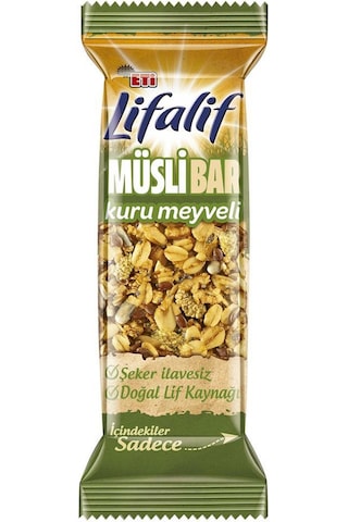 Eti Lifalif Kuru Meyveli Müsli Bar 16 x 35 G