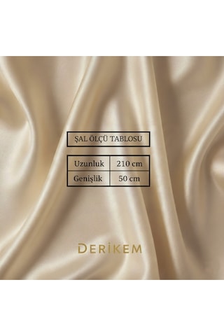 Derikem Kadın Yumuşak Dokulu Ekose Model Kışlık Şal Ekru