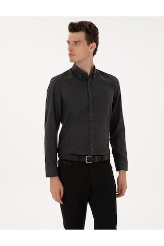 Pierre Cardin Erkek Antrasit Gömlek Desenli 50316751-vr006 Antrasit