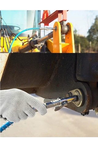 Çift Mandallı Gres Pompası Ucu 12.000 Psı