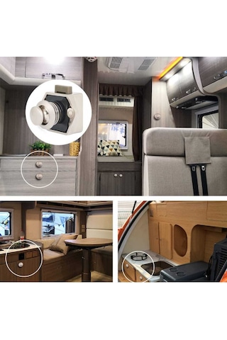 Karavan, Yat, Tekne, Bas Aç Kilitli Dolap, Çekmece Kulbu-9016162758339