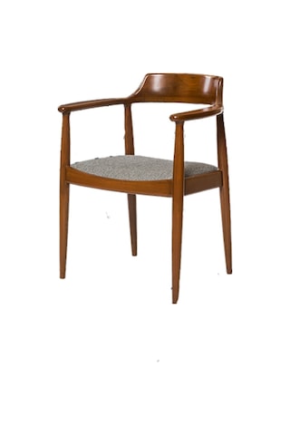 Bengimobilya Zus586 Tam Eğik Kolçak Sağlam Sandalye Kayın Torna Retro Iskelet