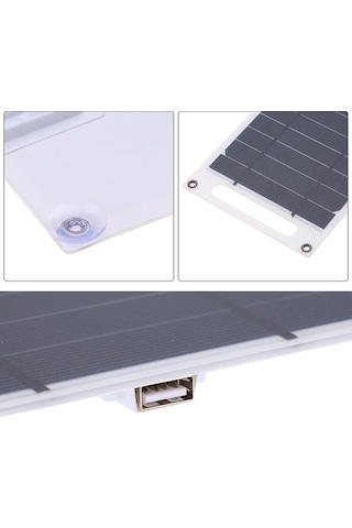 Pazly 7.8w Taşınabilir İnce Monokristal Güneş Paneli, Usb Şarj, Kamp, Dağcılık, Yürüyüş İçin