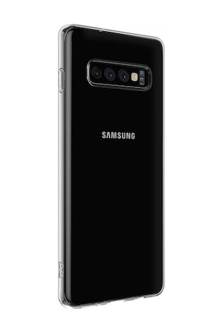 Samsung Galaxy S10 Plus Kılıf Uyumlu Darbeye Dayanıklı 2.0 Mm İnce Şeffaf Silikon Kapak Şeffaf