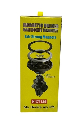 Blue Spectrum H-ct125 Ekstra Güçlü Manyetik Araç İçi Telefon Tutucu Siyah