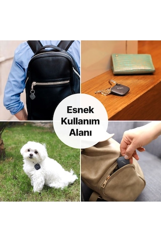 Spoti Apple Lisanslı Bul Uygulaması Uyumlu Sesli Uyarı Bildirimli Akıllı Takip Cihazı