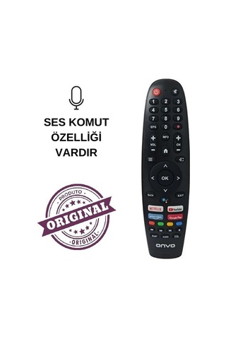 Ses Komutlu Onvo Profilo Saba Ses Komutlu Android Smart Led Tv Kumanda