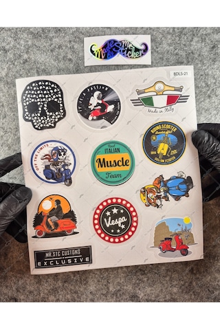 Bdls21 Küçük Boy 10lu Sticker Seti