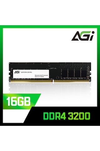 Agı 16gb Ddr4 3200mhz 1.2v Cl22 Pc Ram Bellek Agı320016ud138-st