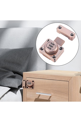 Homyl Ahır Kapısı Garaj Dolapları Için Mekanik Şifre Pembe