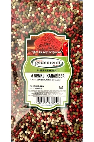 Mahmut Gedemenli 4 Renkli Karabiber 1 KG