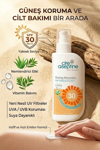 Cire Aseptine Güneş Koruyucu Sprey Spf30+ 200 Ml