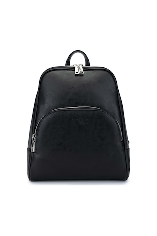 Tamer Tanca Kadın Vegan Siyah Sırt Çantası 1099 200 Bn Cnt Sk24-25 Sıyah Siyah