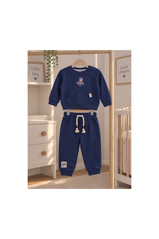 Miniworld Erkek Bebek İkili Takım 18885 18900 İndigo İndigo
