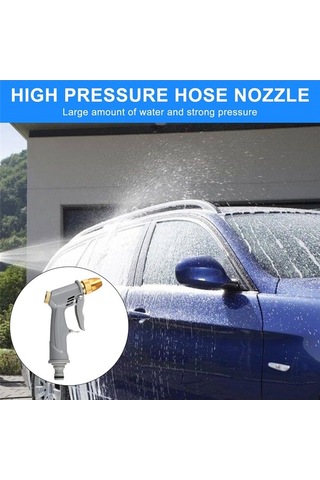 Ulzyvf Yıkama Yıkama Sulama Nozulu Nozul Metal Hortumu Ayarlanabilir Araba Ng