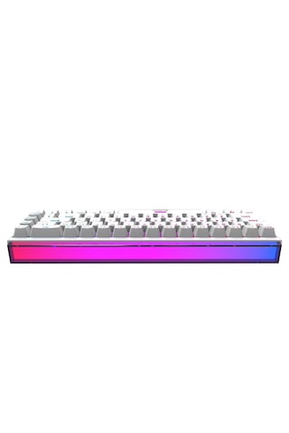 Rgb Işıklı Gaming Oyuncu Klavyesi - Kompakt Kablolu Mekanik Hisli Klavye, Renkli Led Aydınlatmalı, Türkçe Q Klavye