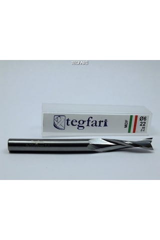 Tegfari Cnc Router Bıçak 6X19 Mm Mdf Ahşap Karbur