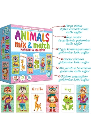 Circle Toys Animals Mix & Match