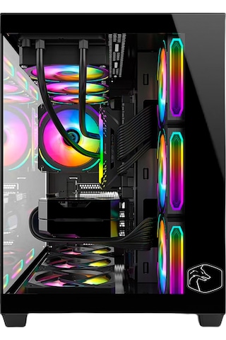 Gametech Prime V2 Tuş Kontrollü Rgb Fan Gaming Bilgisayar Kasası (7 x 120 Mm)