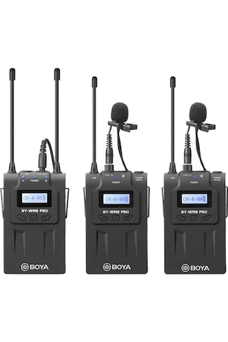 Boya Bm8 Pro K 2. Kablosuz İkili Yaka Mikrofon Seti