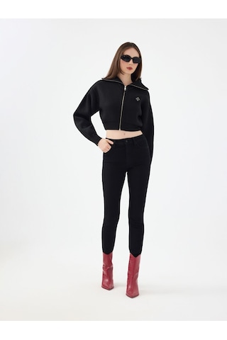 Loft Regular Fit Kadın Hırka Lf2037250 Q1.v1 Siyah
