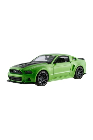 Maisto 2014 Ford Mustang Street Racer 1:24 Model Araba S/e Yeşil