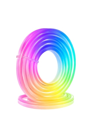 Mey İthalat 16 Milyon Renk Rgb Neon Şerit Led İç Ve Dış Mekan Dekor Işığı