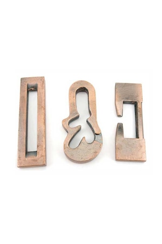 Metal Puzzle Cast Violon