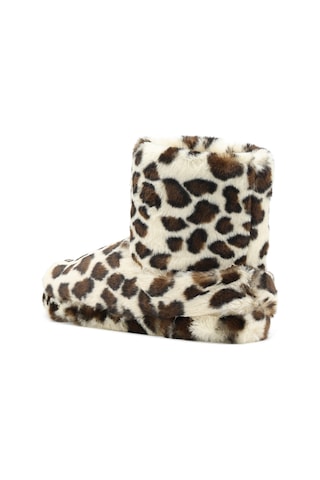 Nine West VORCEN 1 PR Leopar Kadın Ev Terliği Kahverengi