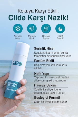 Dashu Daily Cooling Deo Foot Spray 150 ML