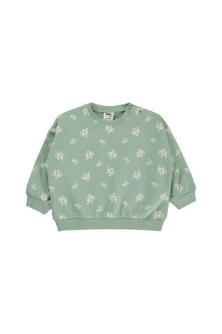 Civil Baby Çiçek Empirme Basic 6-18 Ay Sweatshirt - Haki