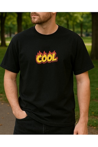 Hugo Boss Cool Baskılı T-shirt Siyah