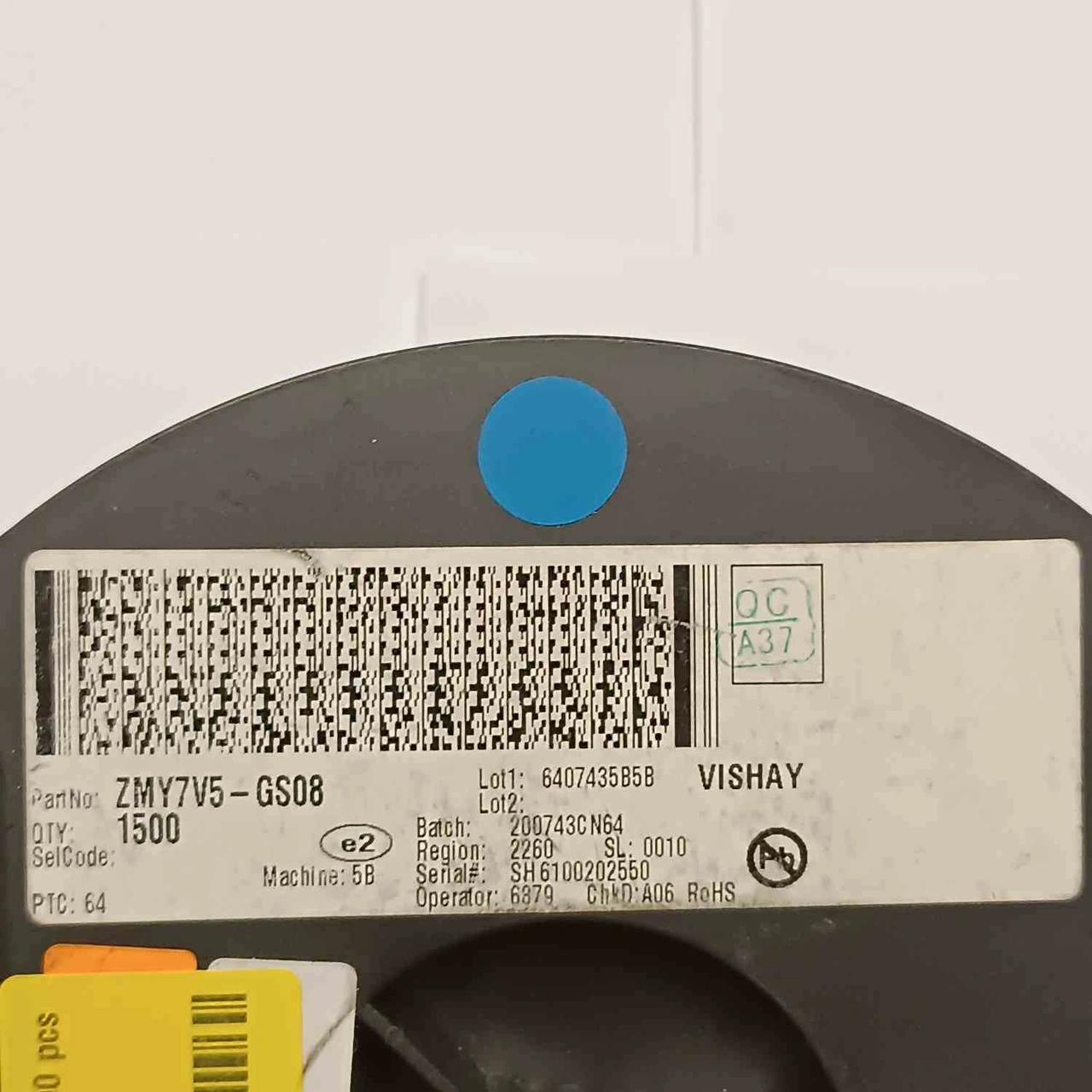 Zmy7v5-gs08 7.5v 1w Vıshay Zener Diyot 70 Adet