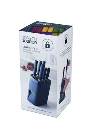 Joseph Joseph Bloklu 6 Parça Bıçak Seti 10125 Siyah
