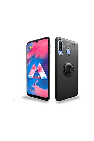 Samsung Uyumlu Galaxy A20s Kılıf Zore Ravel Silikon Kapak Kırmızı