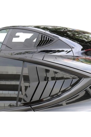 Tesla Kelebek Cam Kaplama Vizörü Parlak Siyah