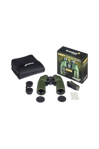 Levenhuk Army 12x50 Artıkıllı Binoküler Dürbün Yeşil