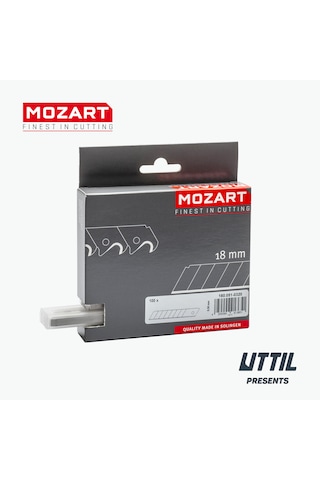 Mozart Blades 180.051 E.sert, E.keskin 18mm 100'lü Yedek Bıçak