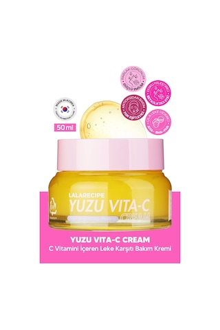 Lalarecipe %67,8 Yuzu İçeren Aydınlatıcı Bakım Kremi LALARECIPE Yuzu Vita-C Cream