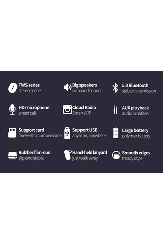 Geeksen Kırmızı Zealot S51 Bluetooth Hoparlör: 10w Hi-fi Stereo, Tws Fonksiyonu, 12 Saat Çalma Süresi, Ipx5 Su Geçirmez, Dışarıda Taşınabilir, Kart Okuyucu